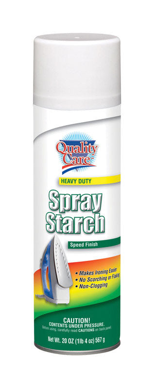 Quality Care Clean Burst Scent Spray Starch Aerosol 20 oz 1 pk