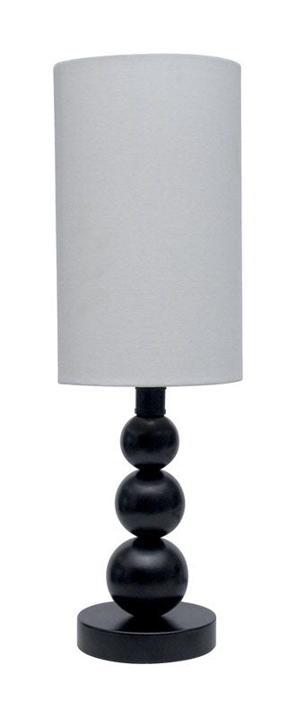 Living Accents  19 in. Satin  Table Lamp
