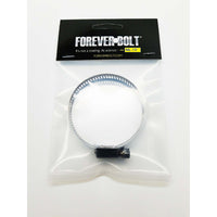 FOREVERBOLT 1-9/16 in to 2-1/2 in. SAE 32 Black Hose Clamp Stainless Steel Band