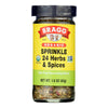 Bragg - Seasoning - Organic - Bragg - Sprinkle - Natural Herbs and Spices - 1.5 oz - case of 12