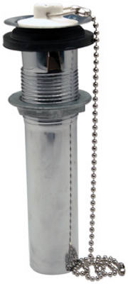 1-1/4-Inch O.D. Tube x 5-Inch Chrome Lavatory Drain Plug