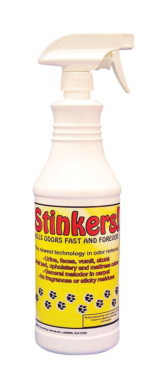 Stinkers No Scent Odor Eliminator 32 oz. Liquid (Pack of 12)
