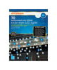 Sylvania  Synchronized color twinkle  LED  Light Set  Blue/White  6.33 ft. 70 lights