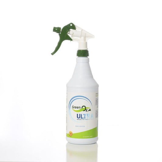 Green Ox Ultra Lemon Scent Cleaner with Hydrogen Peroxide Liquid 1 qt. (Pack of 12)