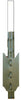 T-Style Fence Post, Green, Studded, 1.25Lb/Ft., 6-Ft. (Pack of 5)