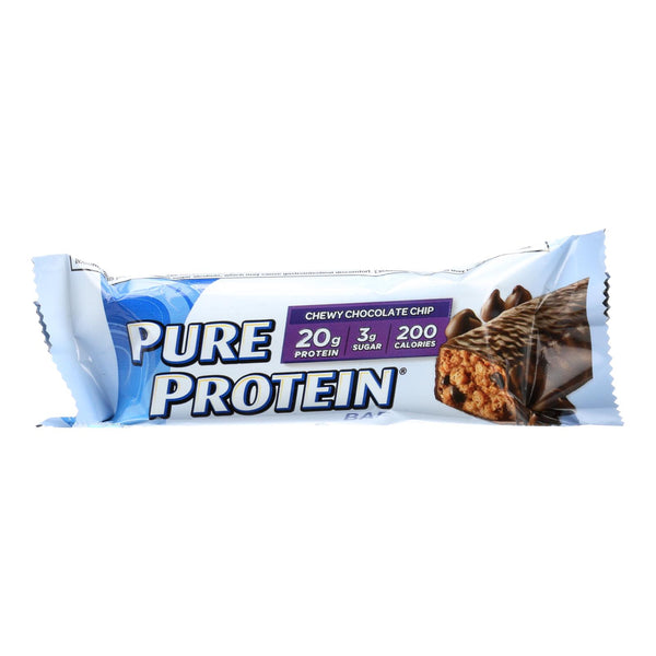 Pure Protein Bar - Chocolate Chip - Case of 6 - 50 Grams (Pack of 6)