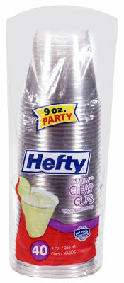 Deluxe Clear Cups, 9-oz., 40-Ct.