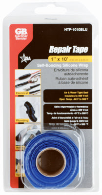 Self-Sealing Silicone Repair Tape, Blue, 1-In. x 10-Ft.