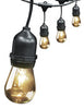 FEIT Electric Incandescent String Lights Clear 30 ft. 15 lights