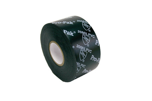 Orbit Pro-Pak Black PVC Outdoor Pipe Wrap Tape 50 L ft. x 20 H mil. x 2 W in. for Cold Water