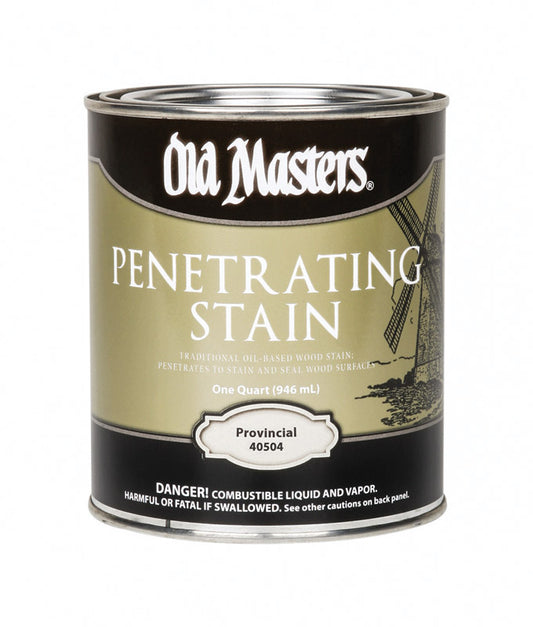 Old Masters  Semi-Transparent  Provincial  Oil-Based  Penetrating Stain  1 qt.