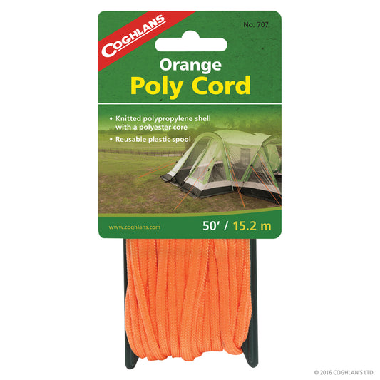 Coghlan's 50 ft. L Orange Braided Nylon Utility Cord