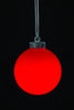 5" Globe Light Pulsing Ornament Red