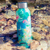 Quokka Stainless Steel Water Bottle Solid Tropical 21oz (630 ml)