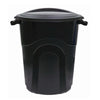 Trash Can, Molded Black, 20-Gal. (Pack of 5)