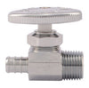 SharkBite 1/2 in. MPT X 1/2 in. MPT Chrome Plated Straight Stop Valve