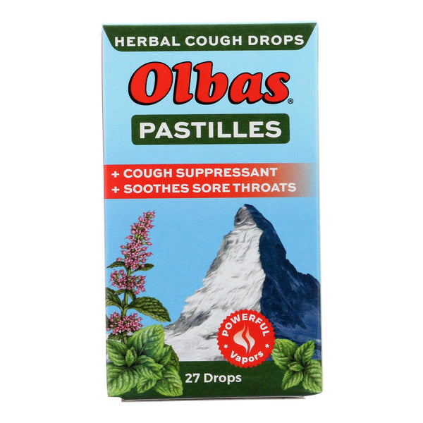 Olbas - Pastillas terapéuticas a base de hierbas para la tos - Máxima potencia - Caja de 12 - 1.6 oz