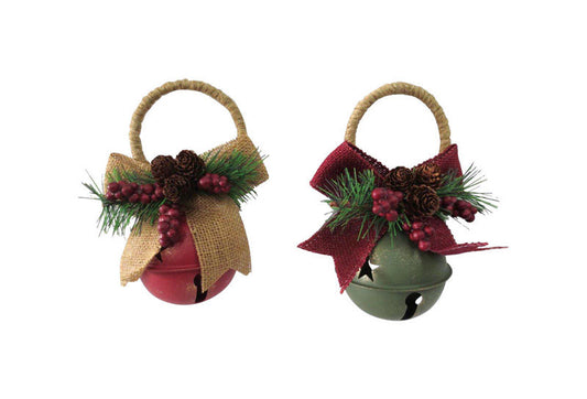 Metal Bell Ornament (Pack of 4)
