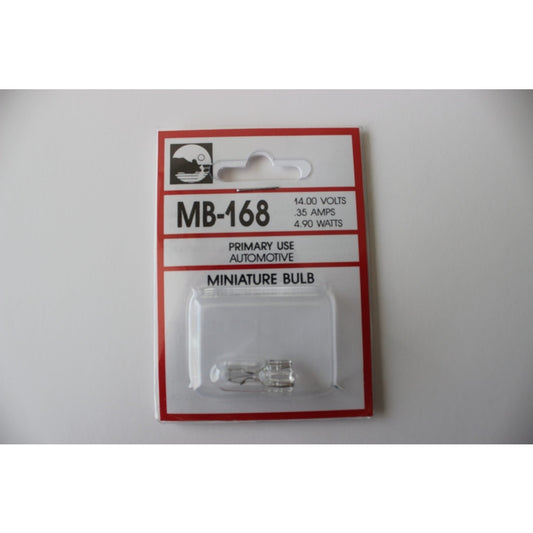 Black Point Products Halogen License Plate/Utility Miniature Automotive Bulb MB-0168