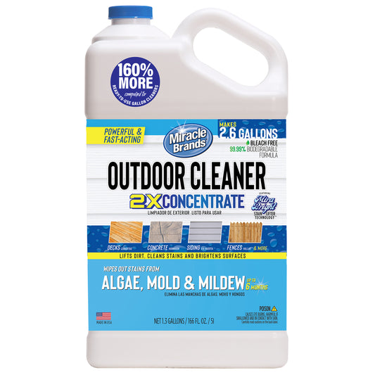 Miracle Brands Outdoor Cleaner Mold and Mildew Stain Remover 1.3 gal.