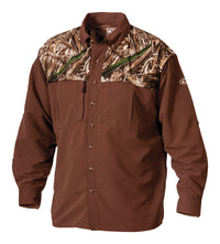 Drake  EST Wingshooter  M  Long Sleeve  Men's  Collared  Realtree Max-5 Two-Tone  Work Shirt