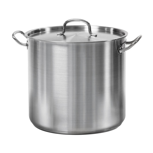 Tramontina USA Inc Pro Line Heavy-Duty Stainless Steel Covered Stock Pot 24 qt.