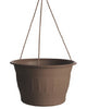 Bloem Colonnade 7 in. H X 12 in. D Wood-Resin Hanging Basket Dark Earth