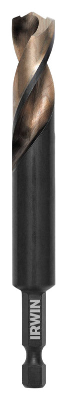 Irwin Turbomax 1/2 in. X 4-1/4 in. L Steel Drill Bit 1 pc