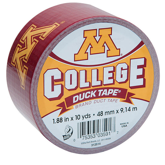 Duck College Logo Duct Tape High Performance 10 Yd. Minnesota