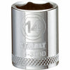 Metric Shallow Socket, 6-Point, 3/8-In. Drive, 14mm