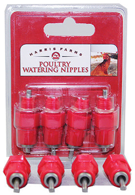 Poultry Watering Nipples, 4-Pk.