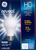 GE Reveal HD+ 72 W A19 A-Line Halogen Bulb 1,120 lm Soft White 4 pk