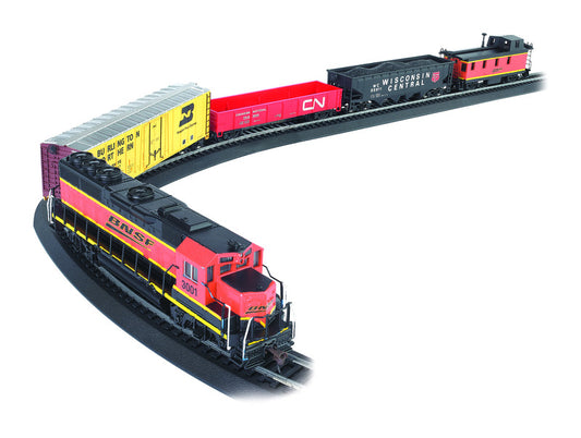 Bachmann  Rail Chief  Train Set  Plastic/Steel  Multi-Colored  130 pc.