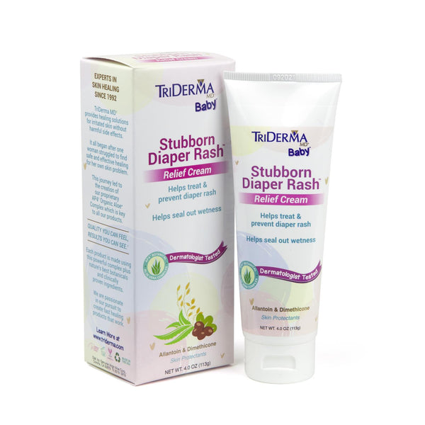 Triderma MD - Crema para dermatitis del pañal persistente - 1 unidad de 1 a 4 oz