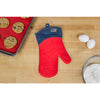 Zeal Assorted Colors Denim/Silicone Waterproof Oven Gloves (Pack of 8)