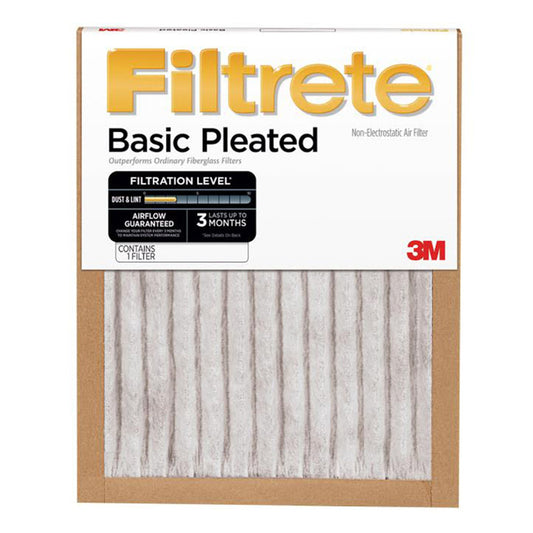 Filtrete 10 in. W X 20 in. H X 1 in. D Fiberglass 5 MERV Pleated Air Filter 1 pk (Pack of 6)