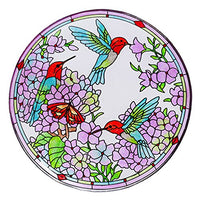 18" INSPIRED FLORAL BIRD BATH