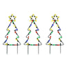 Product Works  Pathway Tree  Christmas Decoration  Metal frame  Multicolored  1 pk