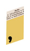 Hy-Ko 1-1/2 in. Black Aluminum Special Character Comma Self-Adhesive 1 pc. (Pack of 10)