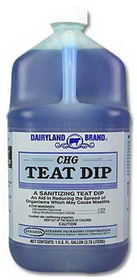CHG Cow Teat Dip Sanitizer, 1-Gal.