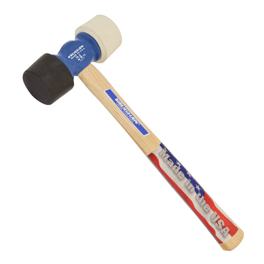 Vaughan 24 oz Mallet Rubber Head Hickory Handle