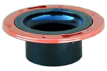 Genova Products 85146 4" X 3" ABS-DWV Closet Flange With Adjustable Metal Ring