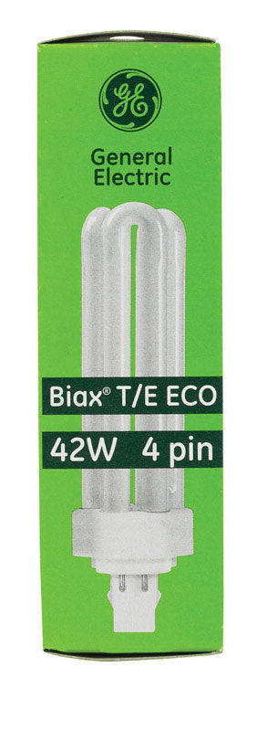 GE Lighting  Ecolux  42 watts 6.4 in. L Fluorescent Bulb  Warm White  Triple Biax  2700 K 1 pk