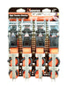 Keeper 05505 14' X 1" Orange Ratchet Tie Down 4 Count
