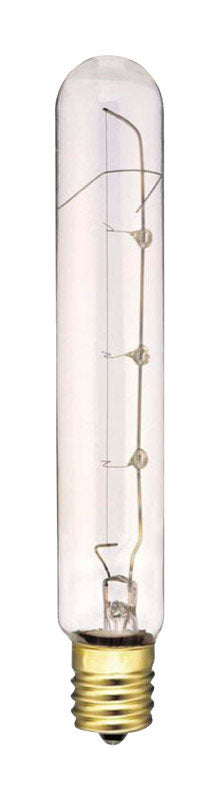 Westinghouse 25 watts T6.5 Tubular Incandescent Bulb E17 (Intermediate) White 1 pk (Pack of 6)