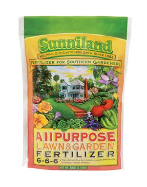 Sunniland Fertilizer 6-6-6 Granules 5 Lb.
