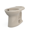 TOTO® Drake® Elongated Universal Height TORNADO FLUSH® Toilet Bowl with CEFIONTECT®, Bone - C776CEFG#03