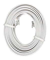 GE Jasco 76119 25' White Phone Cord
