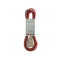 Woods Slimline Indoor 8 ft. L Red Extension Cord 16/2 SPT-2