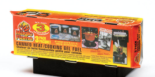 Magic Flame Cooking Fuel 1.5 in. H x 2.5 in. W x 7.5 in. L 3 pk (Pack of 6)